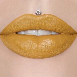 Jeffree Star Velvet Trap Extending the Olive Branch Lipstick Mustard color - NIB